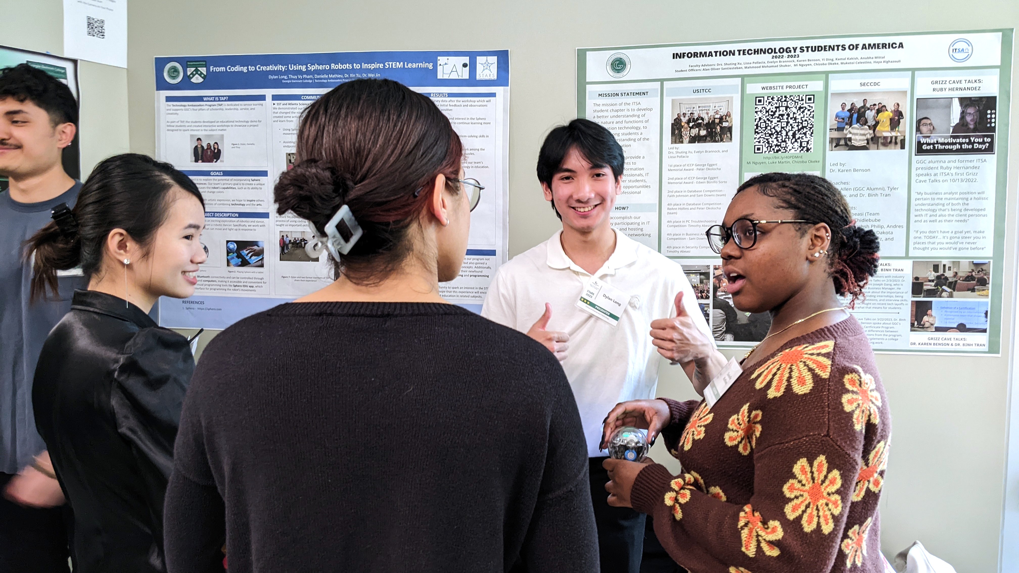 Students presenting TAP Research at 2023 STARS